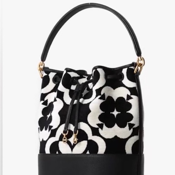 Kate Spade Monogram Flower Bucket Bag - Picture 4 of 8